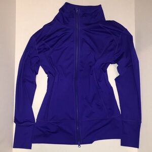 Z By Zella Royal Blue Sweatshirt/ Zip Up Light Athletic Jacket | Size S